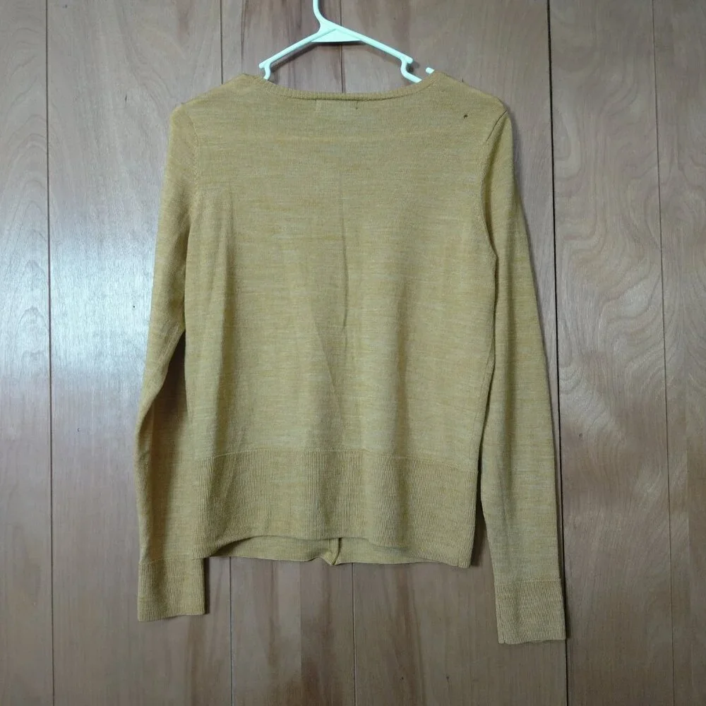 THE LIMITED Size Large Long Sleeve Button Front Cardigan Wool Blend Classic